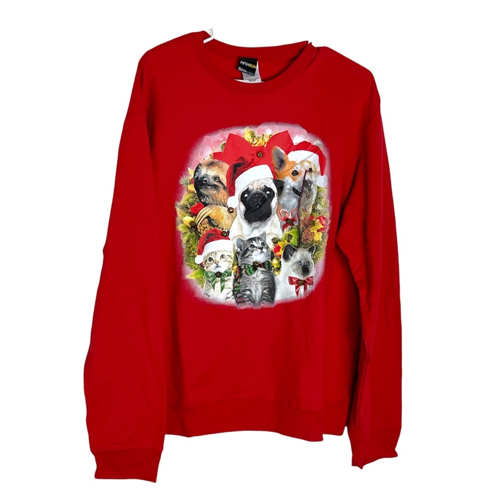 Fifth Sun Ugly Christmas Sweatshirt Sz XXL New